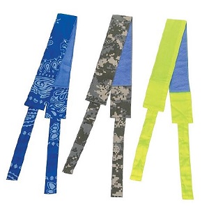 PVA Cooling Bandana, Blue - Case of 100 Bandanas